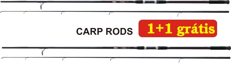 Akcia-1+1 Cool Carp kaprové 2 dielne prúty