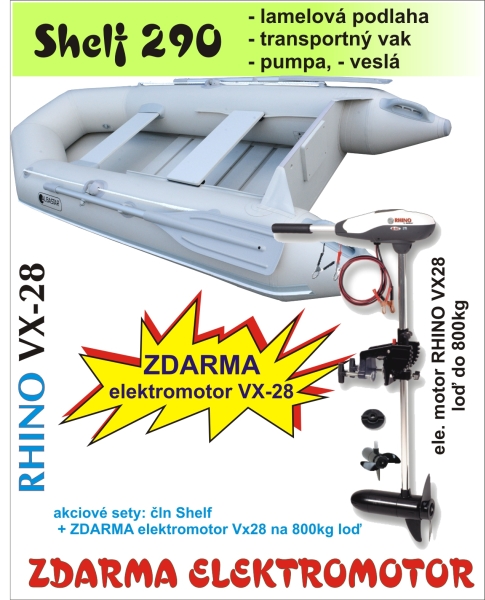 Albastar AKCIA-Čln + ZDARMA motor Rhino VX 28