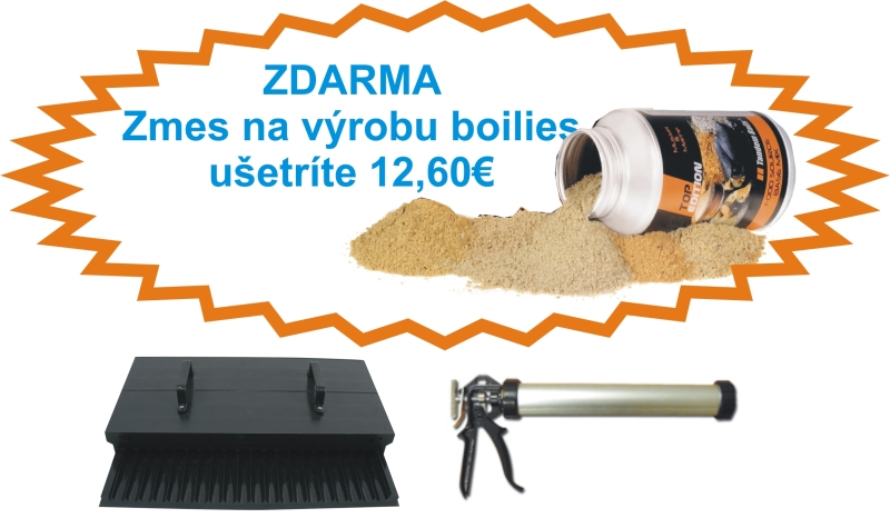 AKCIA SET Mega Rollbal + Pištoľ = Boilie Mix 1kg ZDARMA