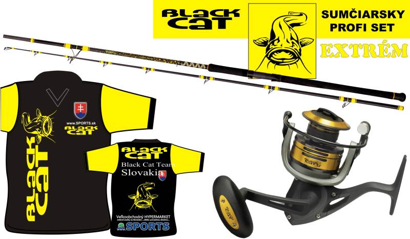 Set na lov sumca - Prút 2,7m + Navijak 60 + Dres