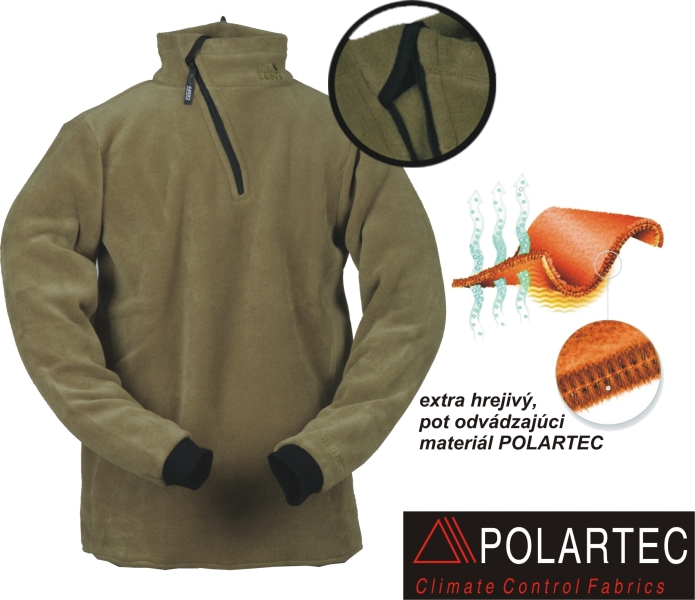 Spodné prádlo Geoff Anderson, THERMAL Pro top, f. hnedá