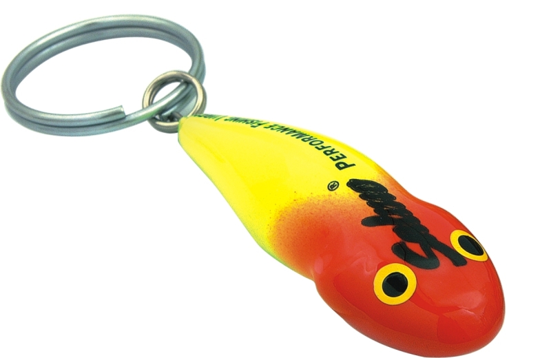 Kľúčenka SALMO wobler hlaváč, f. žlto-červená