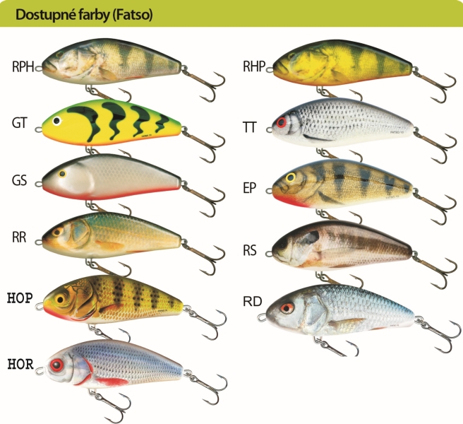 Salmo rybárske voblery Fatso F14S