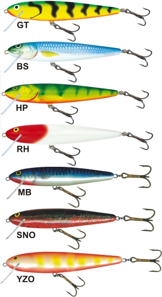 Salmo rybárske voblery Whitefish SW13DR