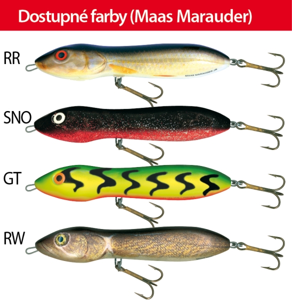 Salmo rybárske voblery Maas Marauder MM13JR