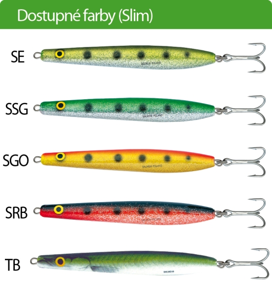 Salmo rybárske voblery Slim SL13