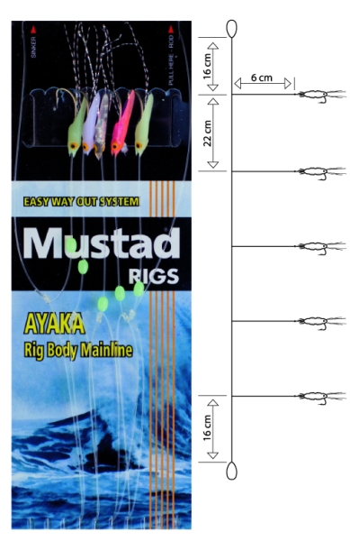 Nadväzec Mustad T18 Shrimp Bait Rig, háčik veľ. 4