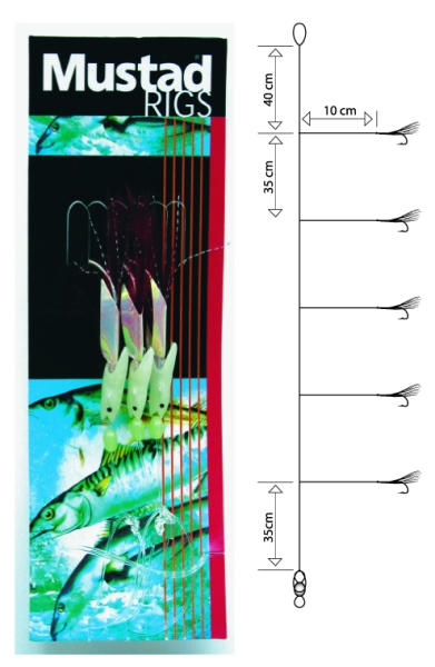 Nadväzec Mustad T62 Mini Hokkai, háčik veľ. 6