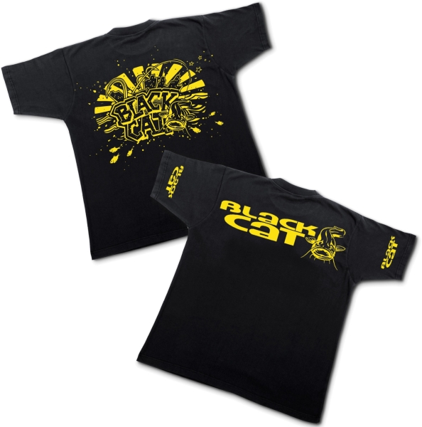 Tričko Black Cat, f. čierna
