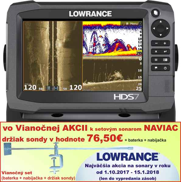 Lowrance HDS 7 Gen3 dotykový sonar