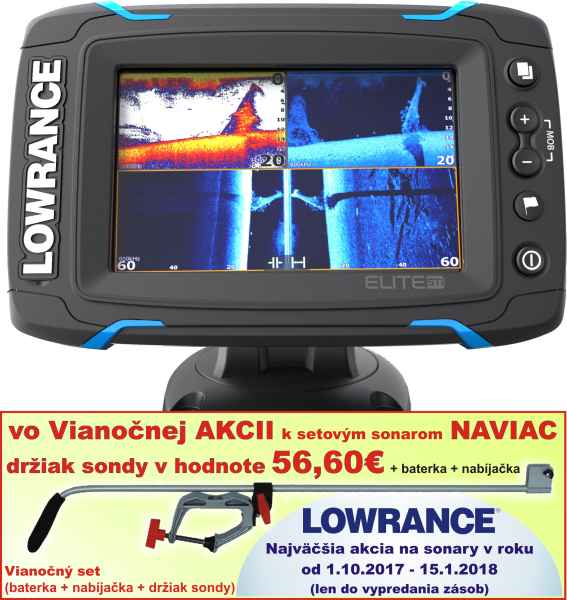 Lowrance Elite-5 Ti sonar Chirp/DSI