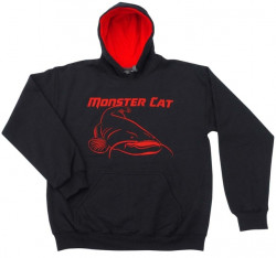 Monster Cat mikina s kapucou