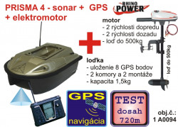 Akcia - PRISMA so sonarom a GPS + elektromotor Cobold