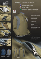 Bunda Geoff Anderson XELODO� Softshell, modr�, XS