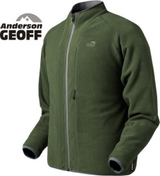 Bunda fl�sov� Geoff Anderson, SHINOGI�, zelen�, XS 