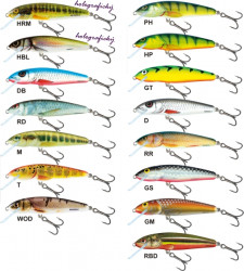 Salmo ryb�rske voblery  Minnow M9F RD