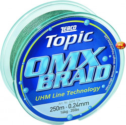 �n�ra Zebco Topic OMX Braid 0,16mm/250m