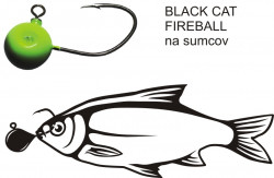 60g Black Cat  Fireball, #7/0, 2pcs