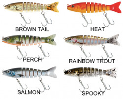 Wobler Trout Squad Sinking, f.brown tail, 14g/12cm