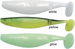 Black Cat Shad 20cm, wei�, 3 ks