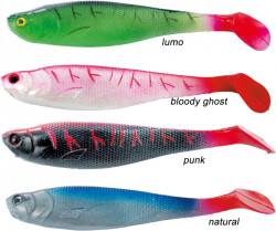 Ripper BC Rowdy Shad, 14cm, f. lumo, 3 ks