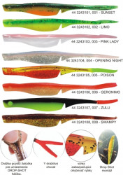 Ripper Quantum Freddie Shad, f. sunset, 12cm/5ks 