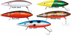 6cm vobler Biedron, Red Pirat