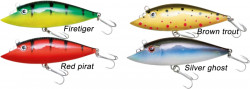 16cm vobler Biedron Snotty Pete, firetiger