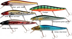 Wobler Wallbanger,  f. silver/gold/violet, 14cm/27g