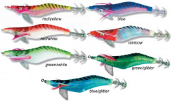 Wobler Zebco, Squid Lures, f. red/yellow, 6 cm