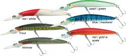Wobler Zebco, Devil Diver, f. pearl/green, 10cm
