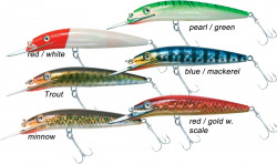 Wobler Zebco, Wild Cruiser, f. pearl/green, 13 cm