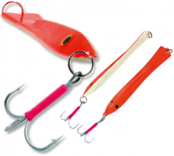 Pilker Deep Sea Pirk, f. oran�ovo-biela, 200g/1ks