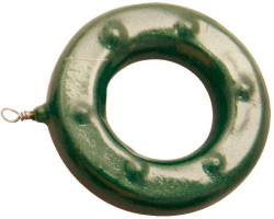 Olovo z�vesn� Carp Round, f. zelen�, 140g/1ks