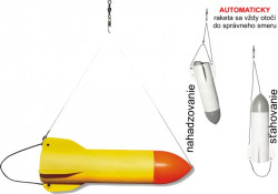 K�mna raketa Bait Rocket, ve�kos� M, 18 cm