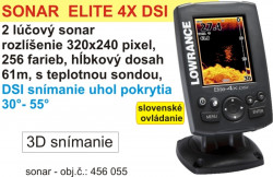 Lowrance Elite-4x DSI 455/800kHz sonar