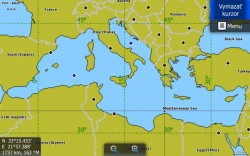 Nautic Path elektronick� mapa stredozemn�ho mora