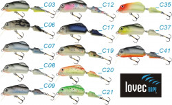 Lovec voblery Trout 2diel 4,5cm-F:03