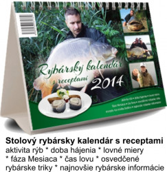 Kalendár pre rybárov s receptami na rok 2014