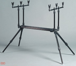Ryb�rsky stojan ROD POD plast LUX (�ierny)