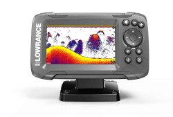 Sonar na ryby s kompletnm GPS Lowrance Hook2 - 4x GPS so snmanm 120 - obrazovka s uhlopriekou 109mm - 480x272bodov - hbkov dosah 152m
