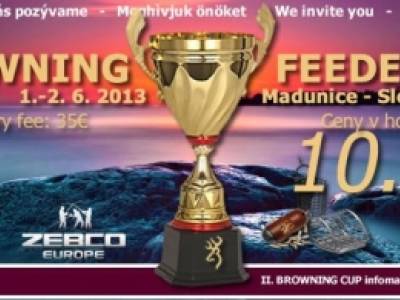 Pozvnka na jeden z najvch pretekoch v love na feeder: Browning feeder Cup 2013 o ceny v hodnote 10 000