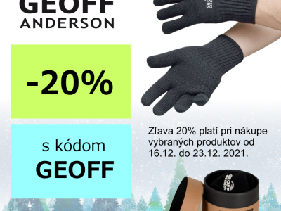 -20% na doplnky GEOFF Anderson