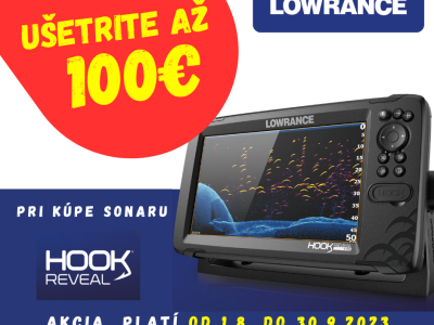 Neváhajte: z¾ava až 100eur pri kúpe sonarov HOOK Reveal