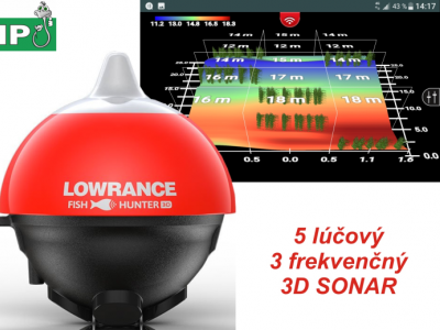 NOVINKA: Nahadzovac Wifi sonar Lowrance Fish Hunter 3D