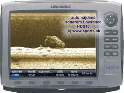 Presvedte sa aj vy o kvalitch 3D sonarov Lowrance - sonarom sa nalo auto!!!