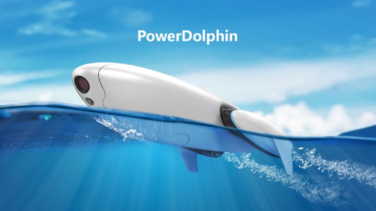 plávajúci dron PowerDolphin