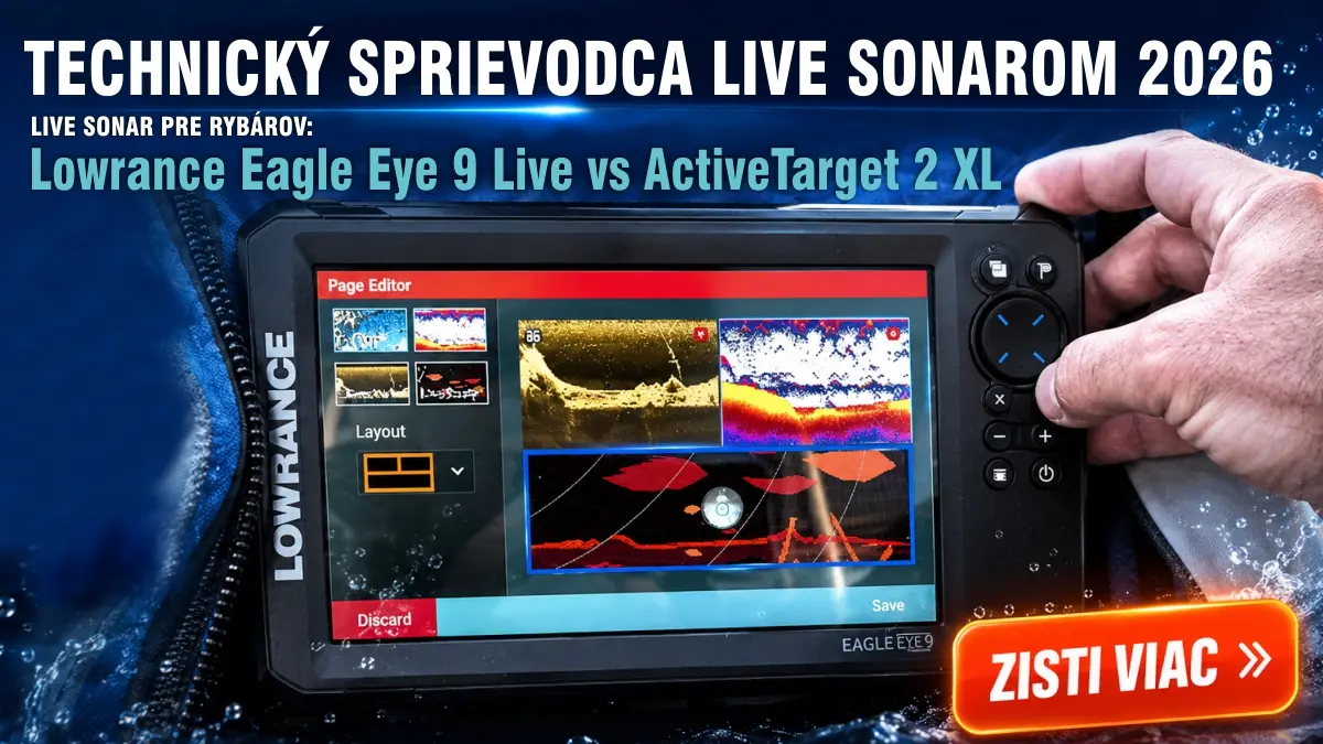Technick� porovnanie LIVE sonarov Lowrance Eagle Eye 9 Live a ActiveTarget 2 XL