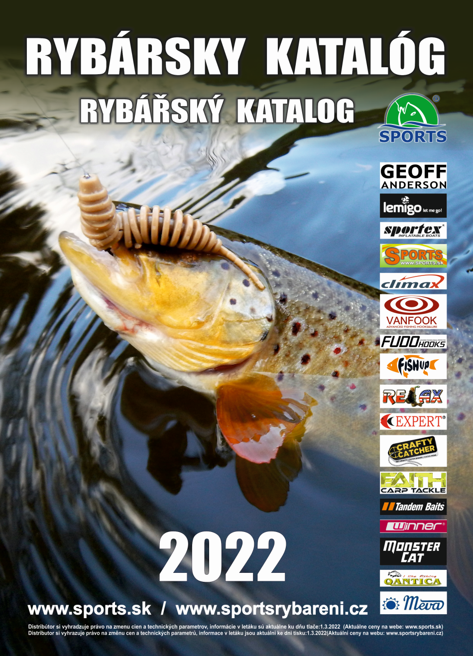 Sports rybársky katalóg 2021