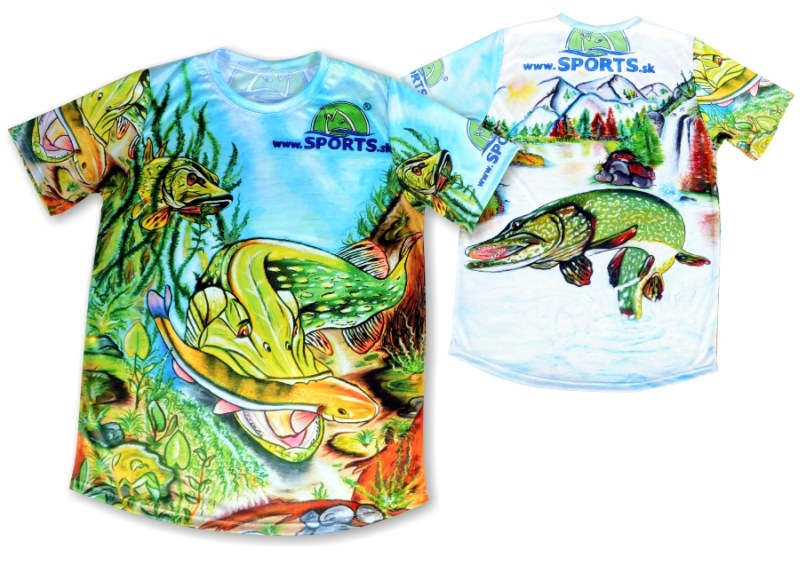 Rybársky dres mažovaný uka SPORTS